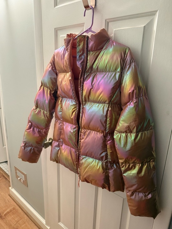 Fabletics Jackets & Blazers - Fabletics Iridescent Rainbow Puffer Jacket